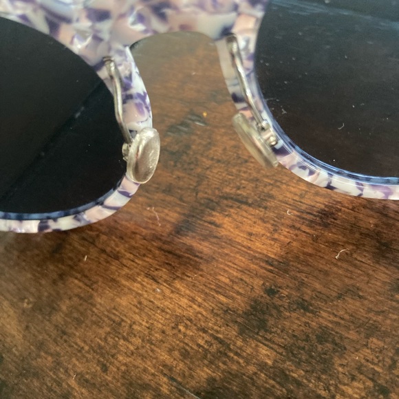 Dior purple tortoise sunglasses - Picture 4 of 6